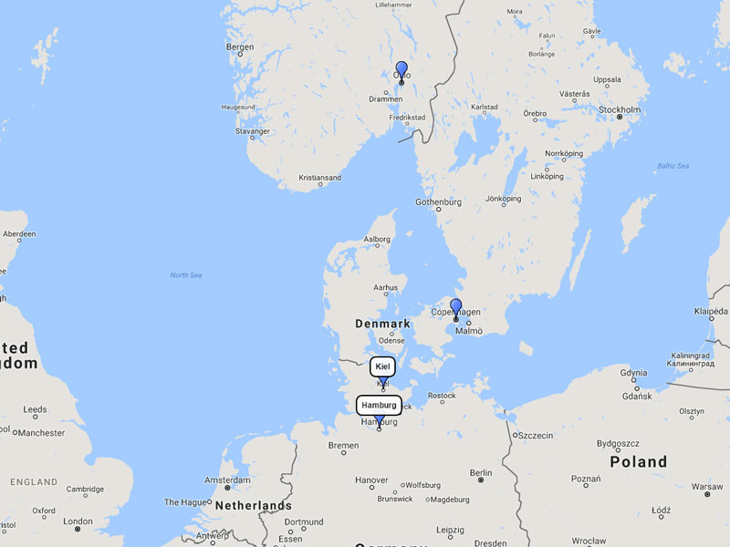 Hapag-Lloyd Cruises, Nordic cruise from Hamburg to Kiel, Germany, 9 Sep ...
