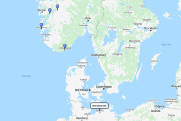 AIDA Cruises cruise to Kristiansand, Haugesund, Vik & Eidfjord