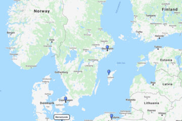 AIDAdiva, Scandinavia from Warnemünde, August 21, 2021 AIDA Cruises to Stockholm, Visby, Gdansk & Copenhagen