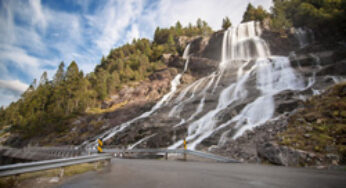 Furebergfossen Waterfall, Norway