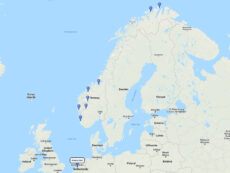 14-day cruise to Eidfjord, Skjolden, Andalsnes, Trondheim, Hammerfest, Honningsvag, Bergen & Stavanger