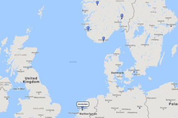 Holland America Line, Norwegian Fjords from Amsterdam 7d route 2