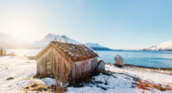 Cruising to Kjollefjord, Norway