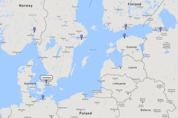 11-Day Scandinavia & Russia from Copenhagen on board Regal Princess route